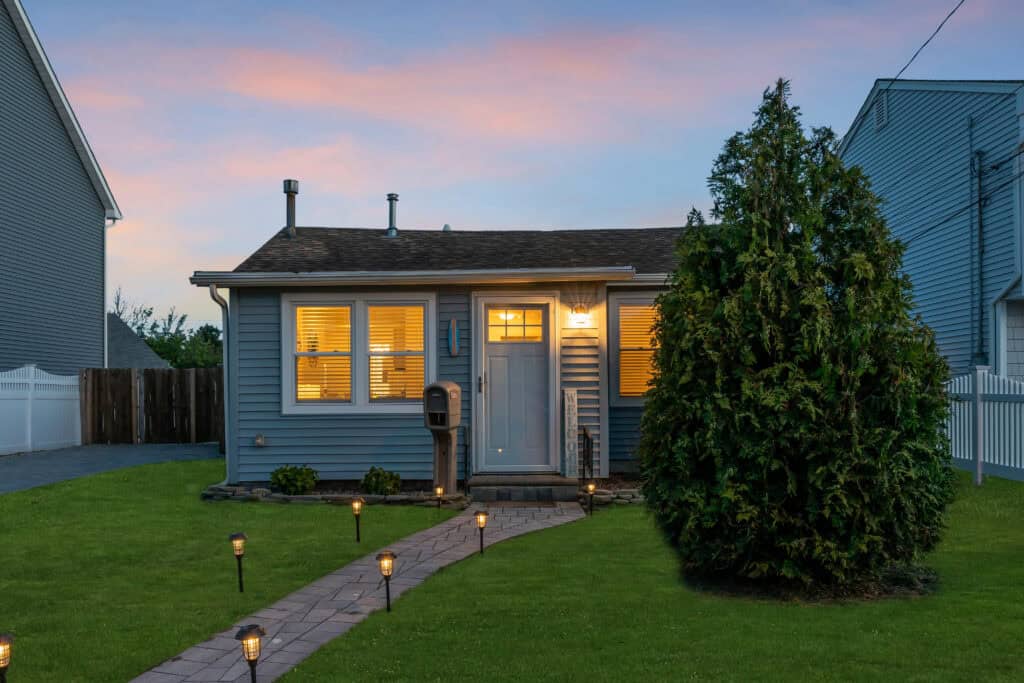 The Belmar Family Compound vacation rental exterior at twilight - Belmar, NJ
