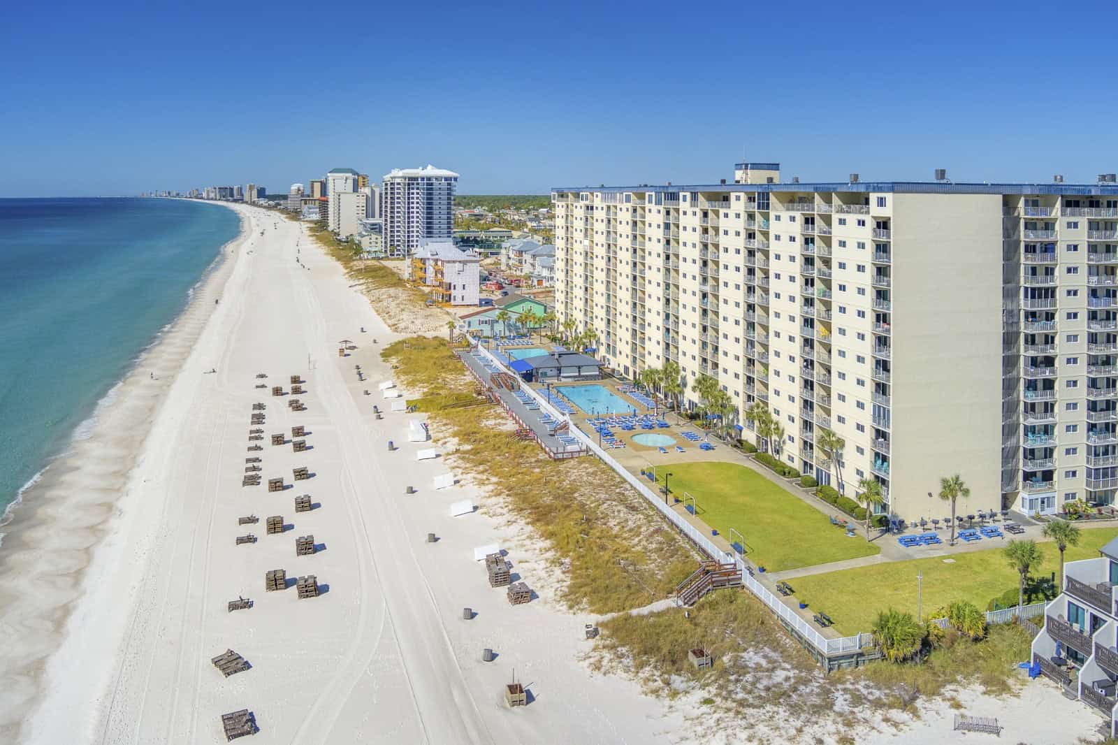 The Regency Breeze vacation rental aerial view - Panama City Beach, FL