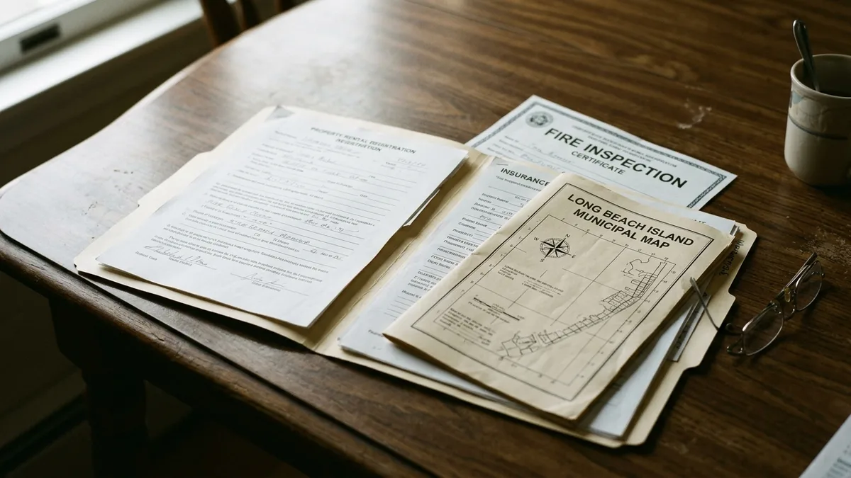 Long Beach Island NJ rental compliance and registration documents