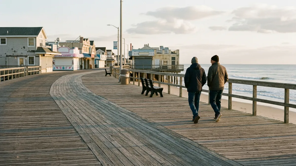 Best place to stay New Jersey shoulder season boardwalk