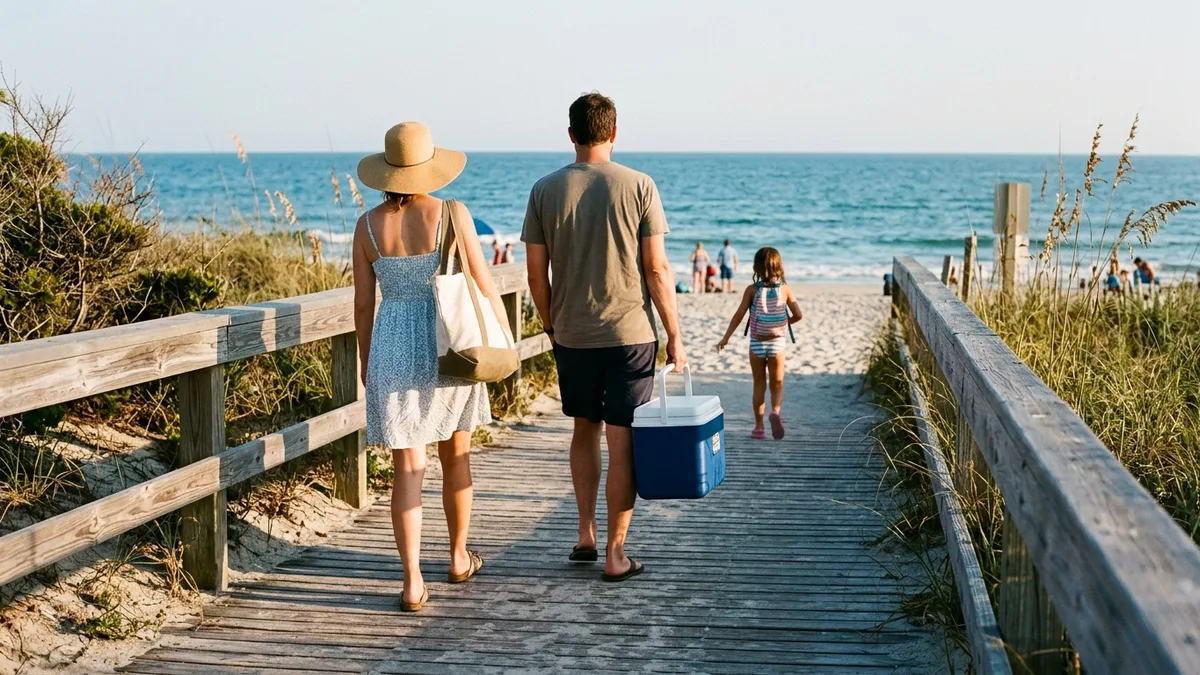 Family enjoying a Jersey Shore vacation rental managed through Airbnb management services