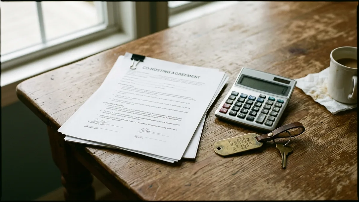 Comparing co-hosting cost quotes and fee structures