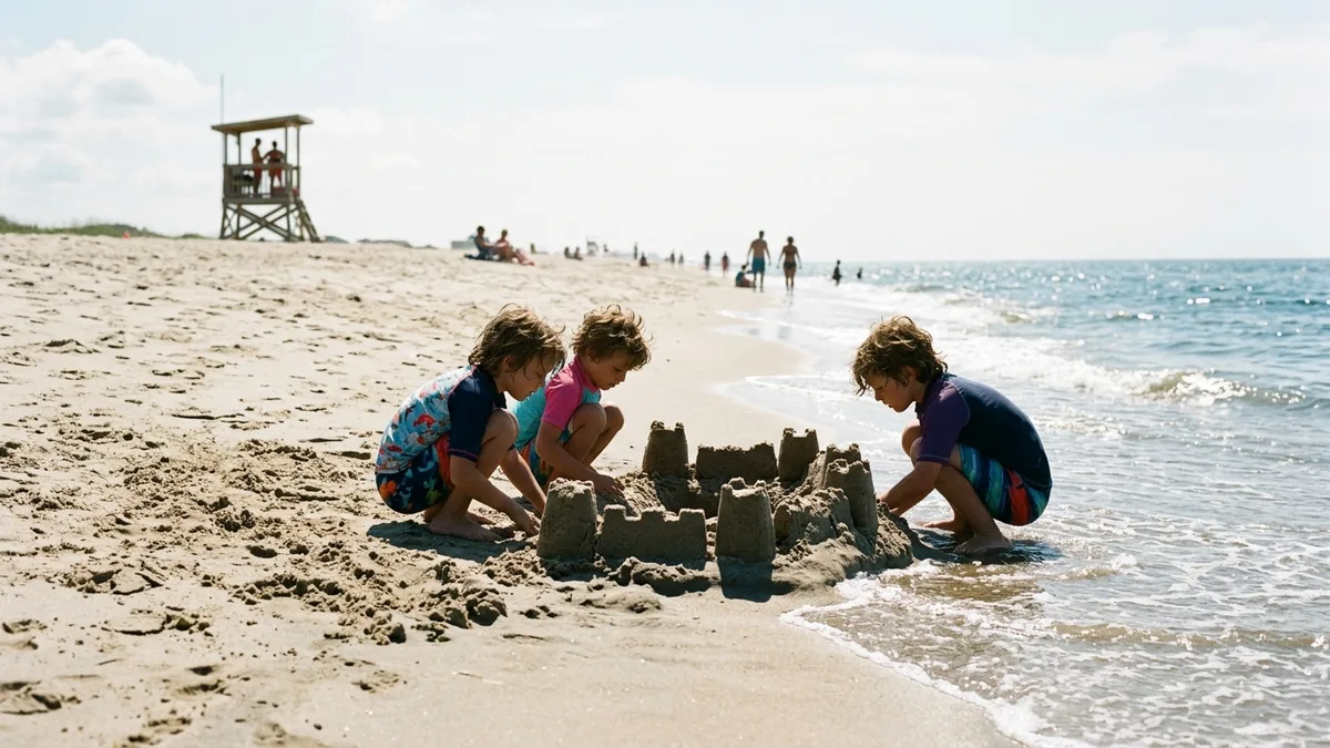 Best beach vacation for families with calm water for kids