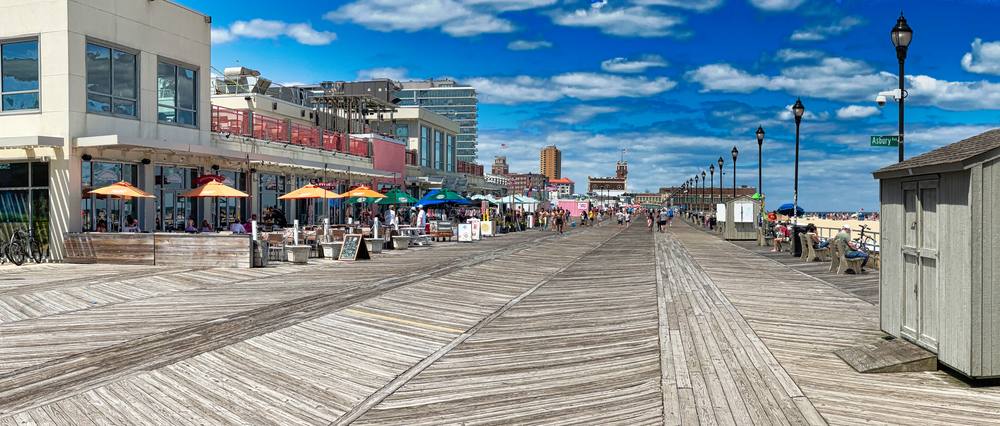 The Asbury Park boardwalk, New Jersey